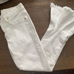Blank nyc flare white jean